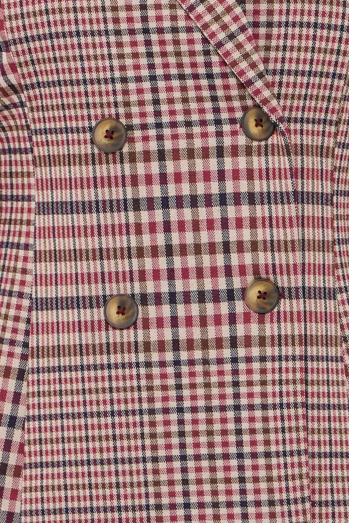 ICHI Kate Check Blazer