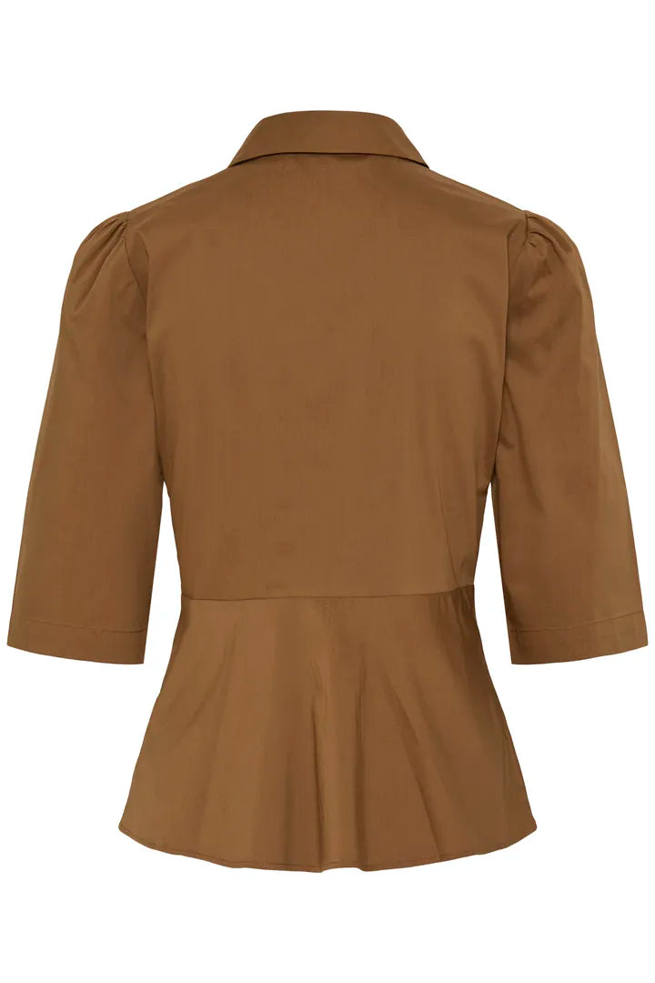 B.Young Issali Peplum Shirt