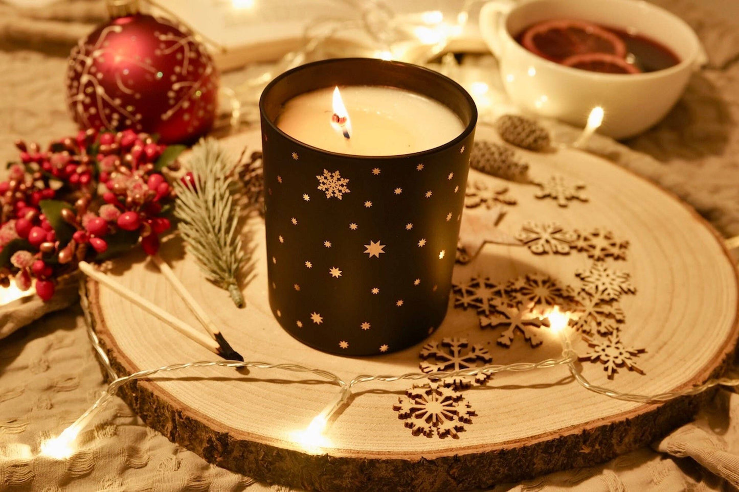 Festive Night Cinnamon Orange Patchouli Scented Candle