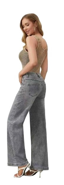 Teena Wide Leg Stretch Jeans