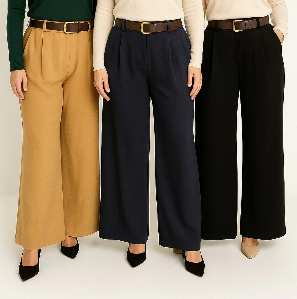 Jules Wide Leg Stretch Trouser