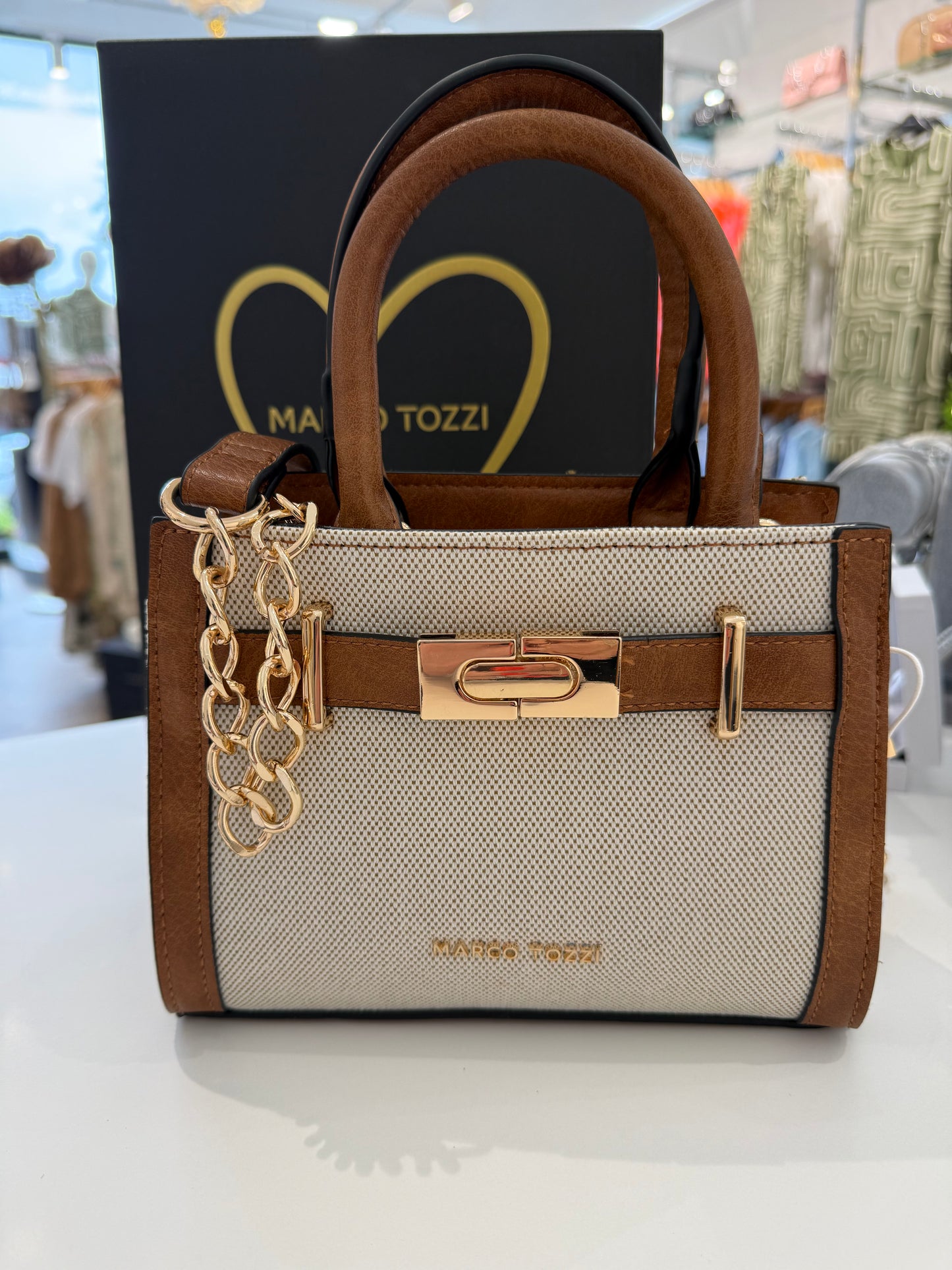 Marco Tozzi Cognac Comb Bag