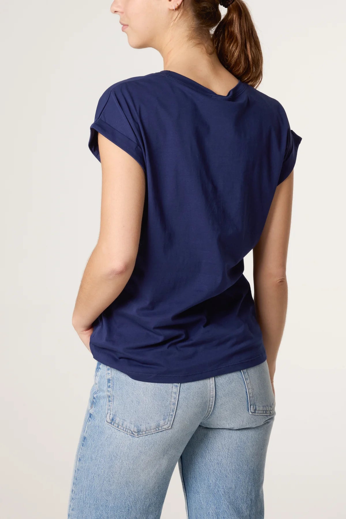 Merry Embroidered Flower T-shirt