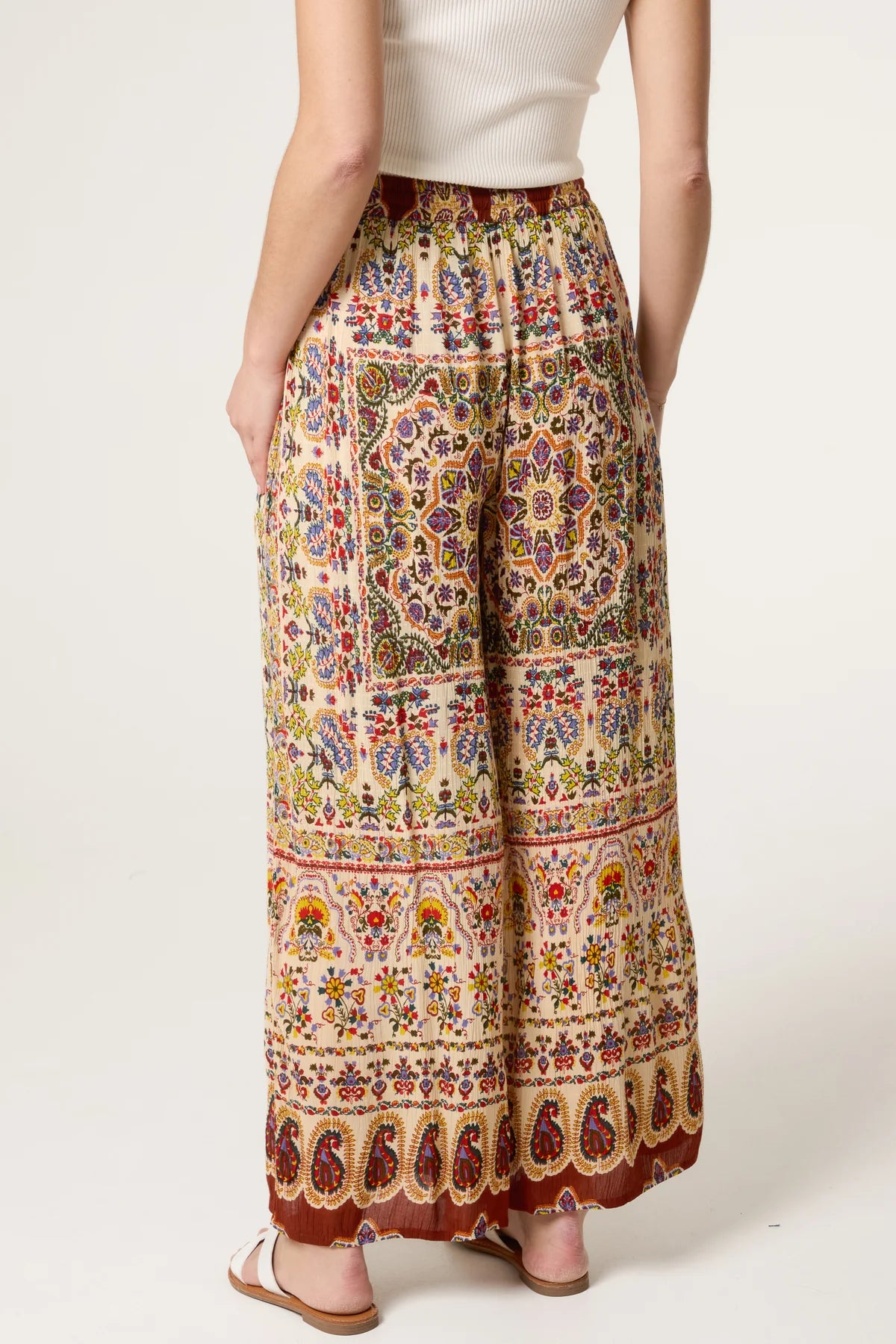 Derby Shirred Waist Trousers