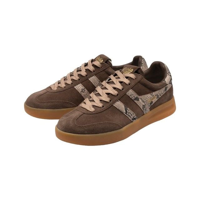 Gola Cyclone Snake Suede Leather Trainer