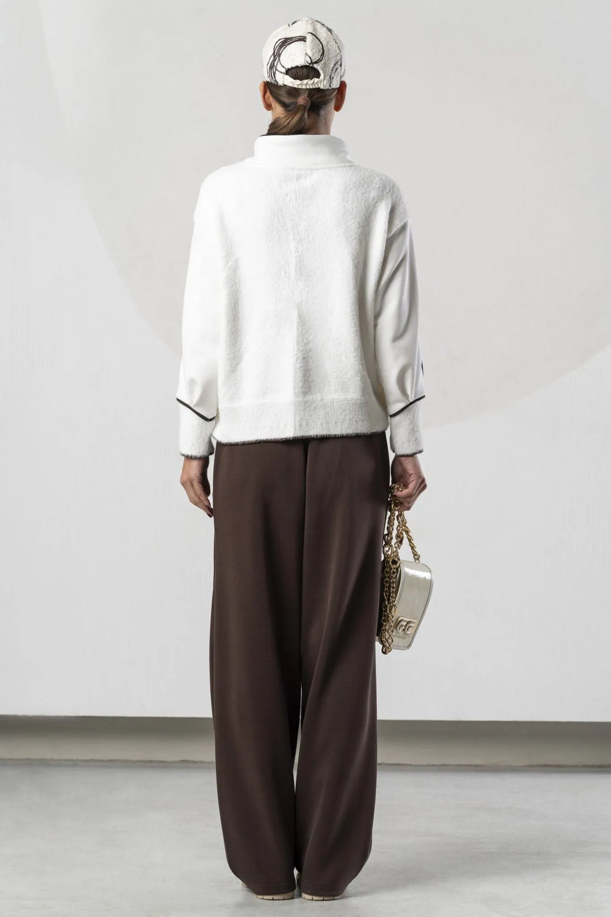 Elisa Cavaletti Sequined Fabric Sweatshirt