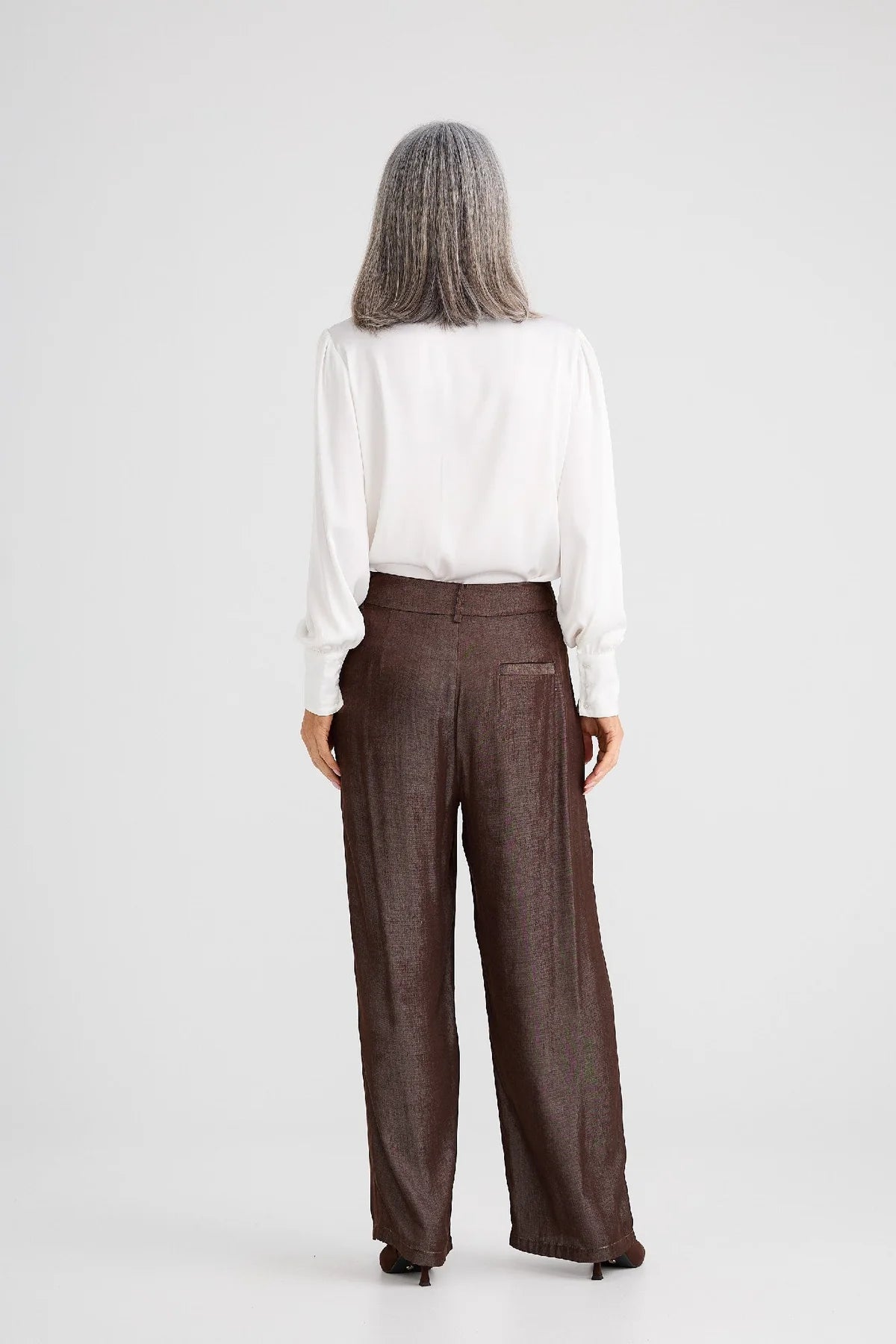 Brave & True Jazzy Satin Blouse