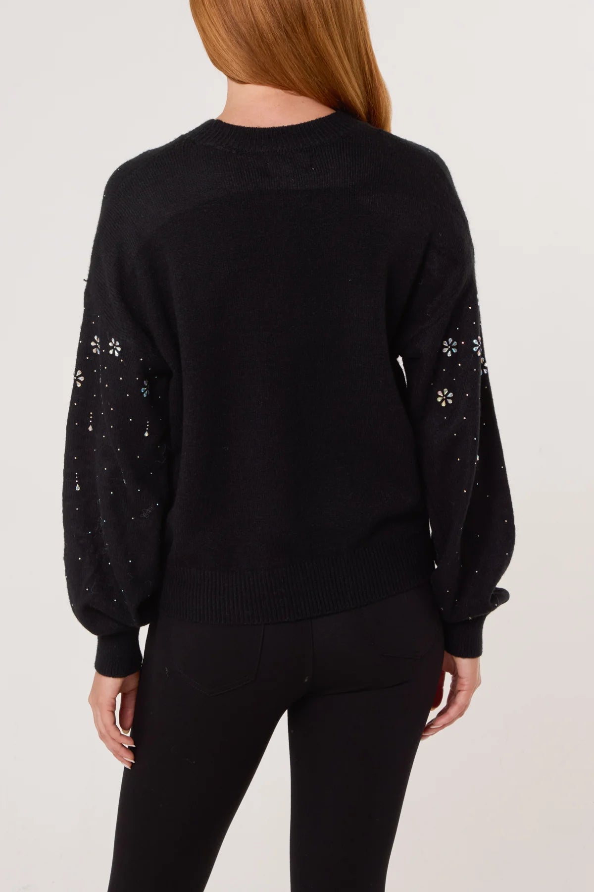 Sparkle Diamantés Embellished Jumper