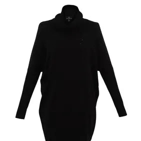 Marble - Cowl Neck Dress with Gunmetal Studs 7558