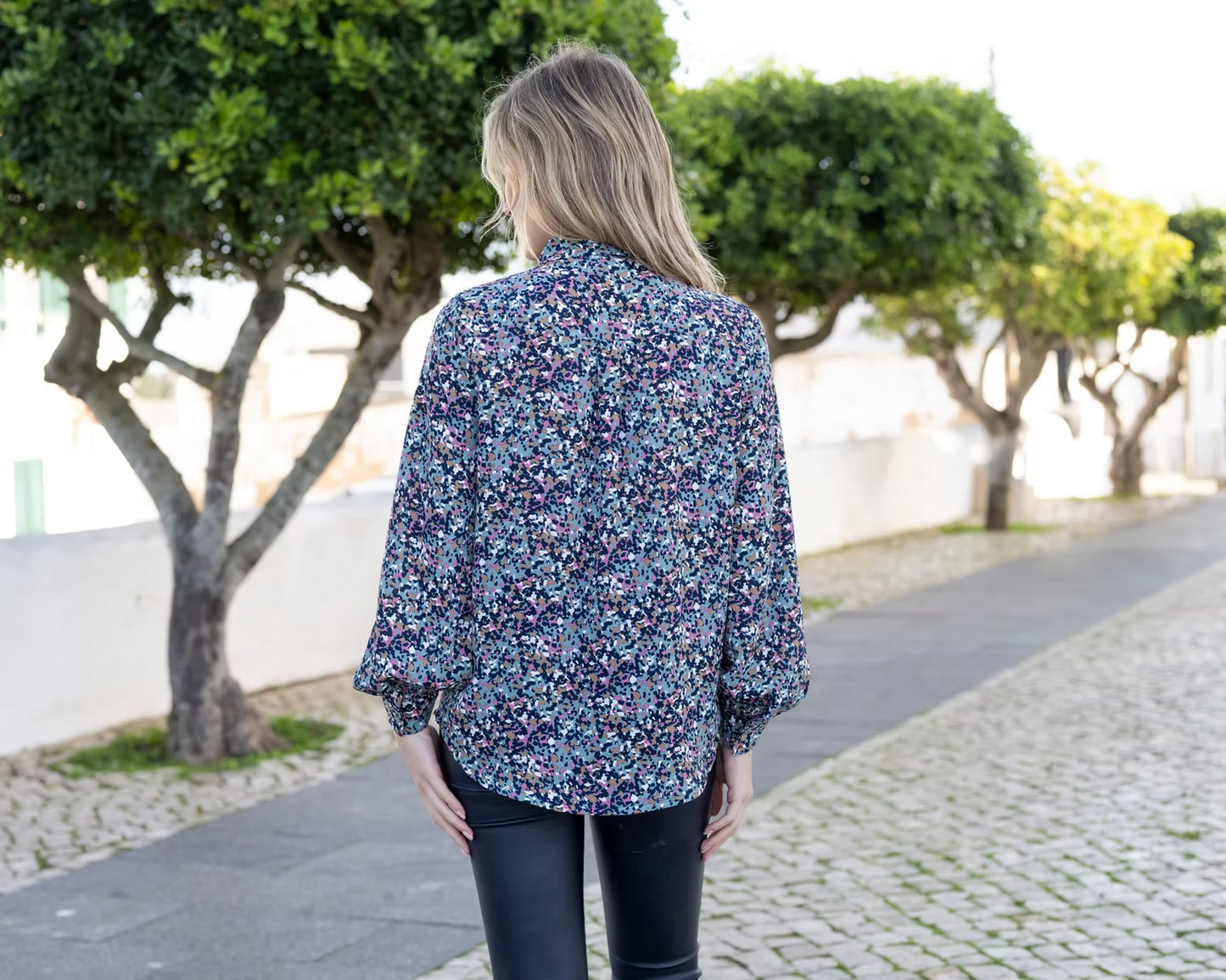 Marble - Relaxed Fit Blouse 8156