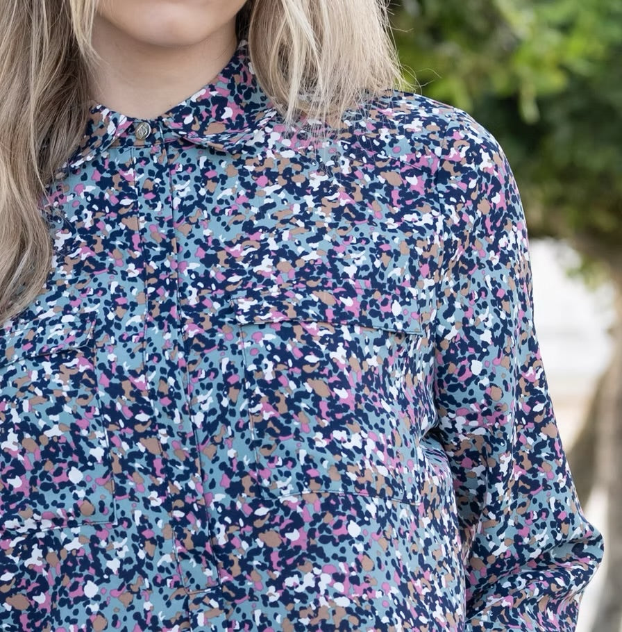 Marble - Relaxed Fit Blouse 8156