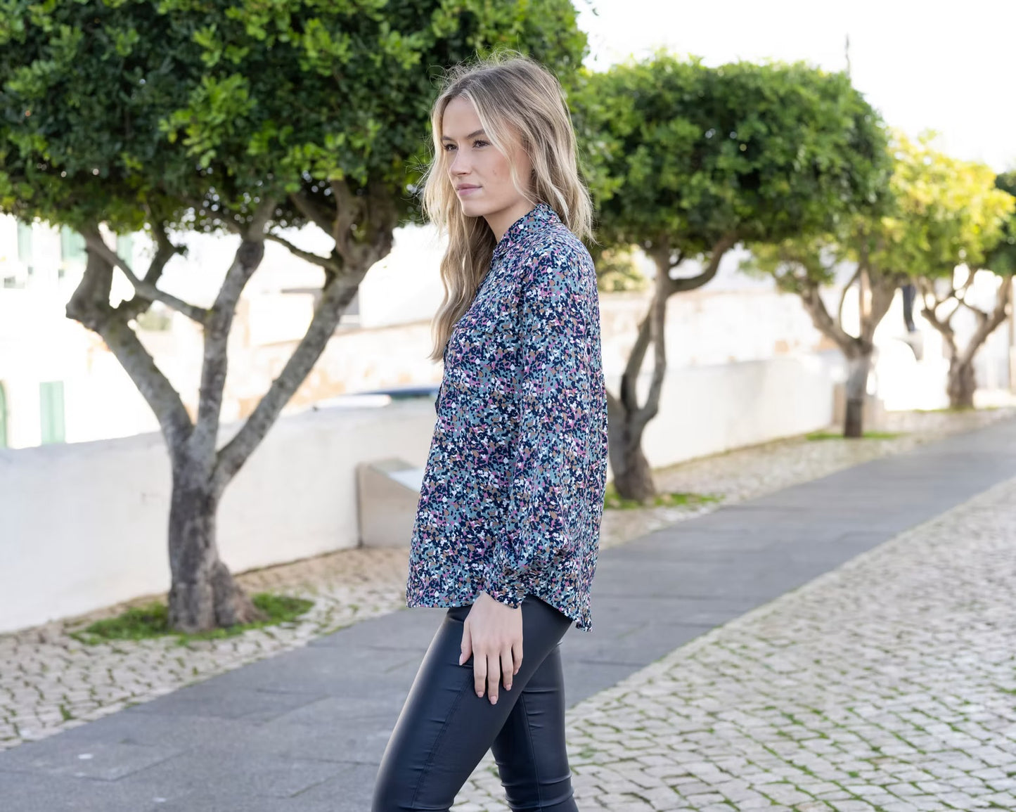 Marble - Relaxed Fit Blouse 8156