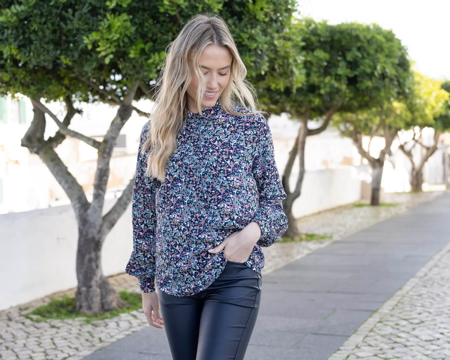Marble - Relaxed Fit Blouse 8156