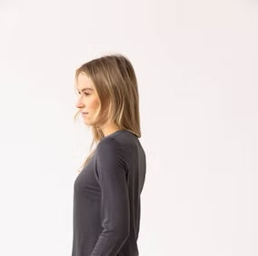 Marble - Super Soft V Neck Top - 6401