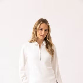 Marble - Half Zip Textured Sweater 8015