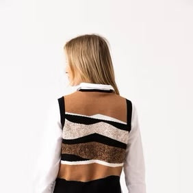 Marble - Sleeveless Sweater 8107
