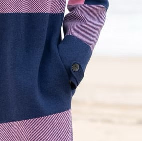 Marble - Oversized Colour Block Coatigan 8110