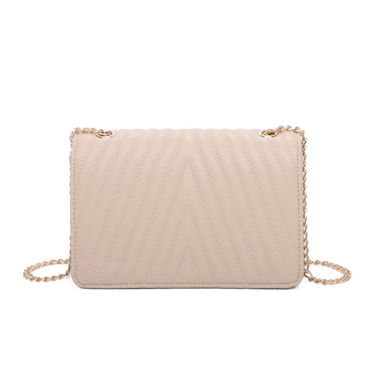 Quilted V Tassel Bag