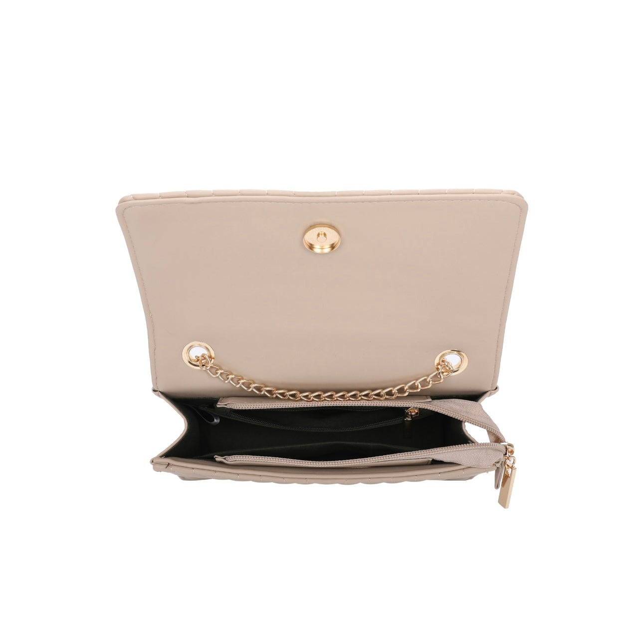 Quilted V Tassel Bag