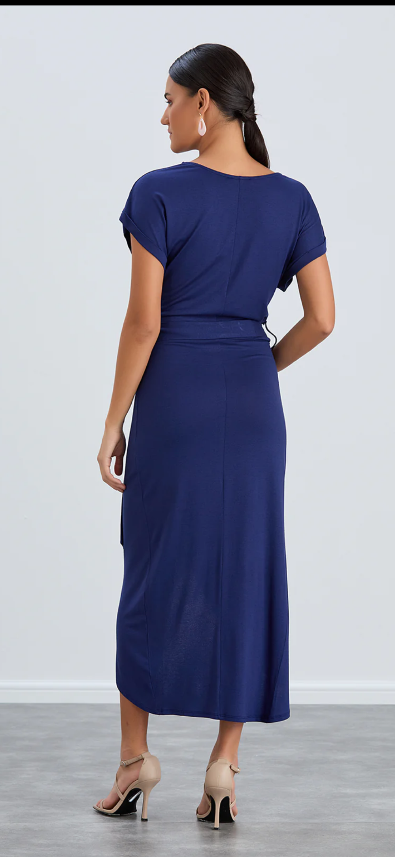 Nella Midi Wrap Dress