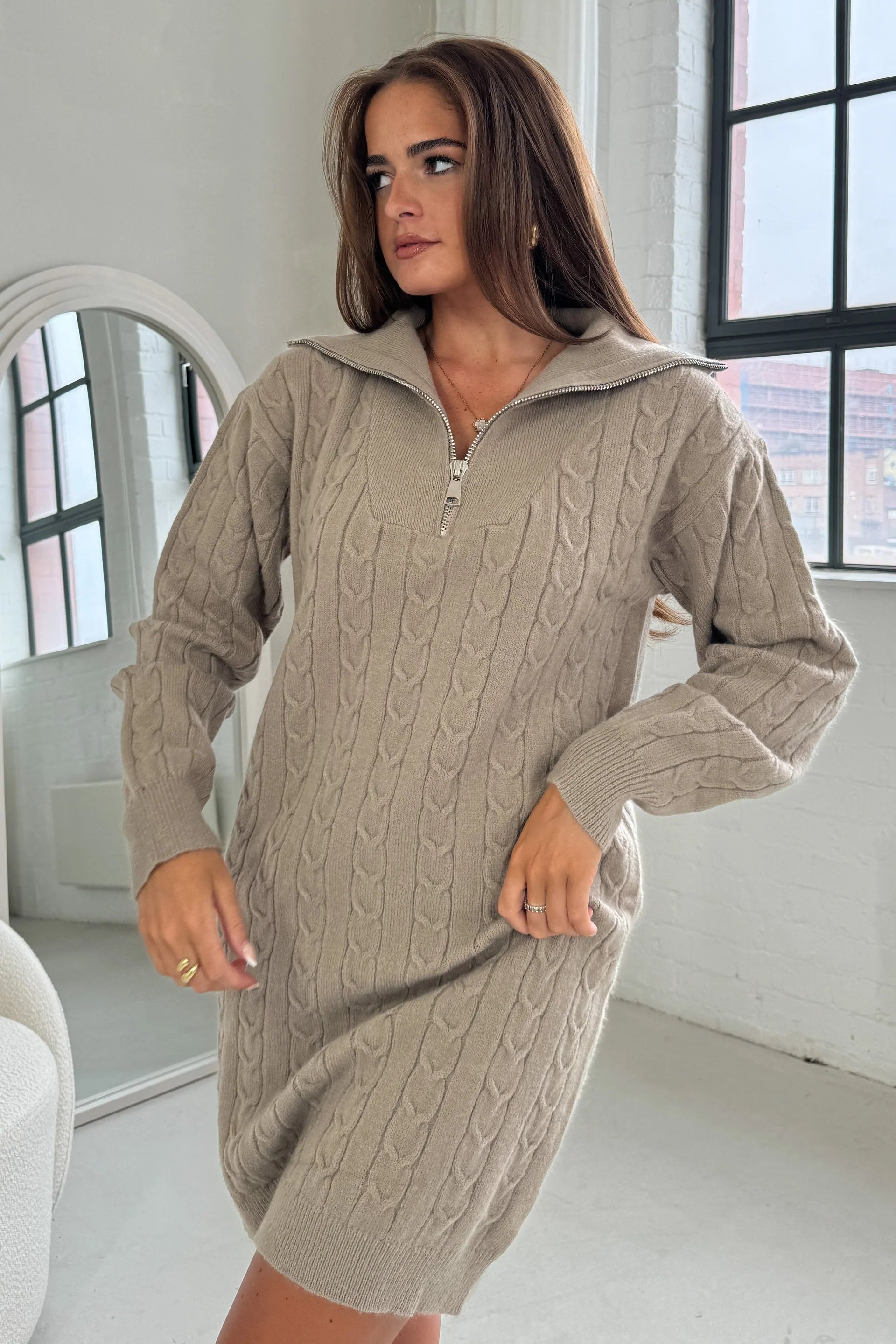 Hampton Cable Knit Jumper Dress Your Boutique 365 Hampton Cable Knit Jumper Dress Your Boutique 365