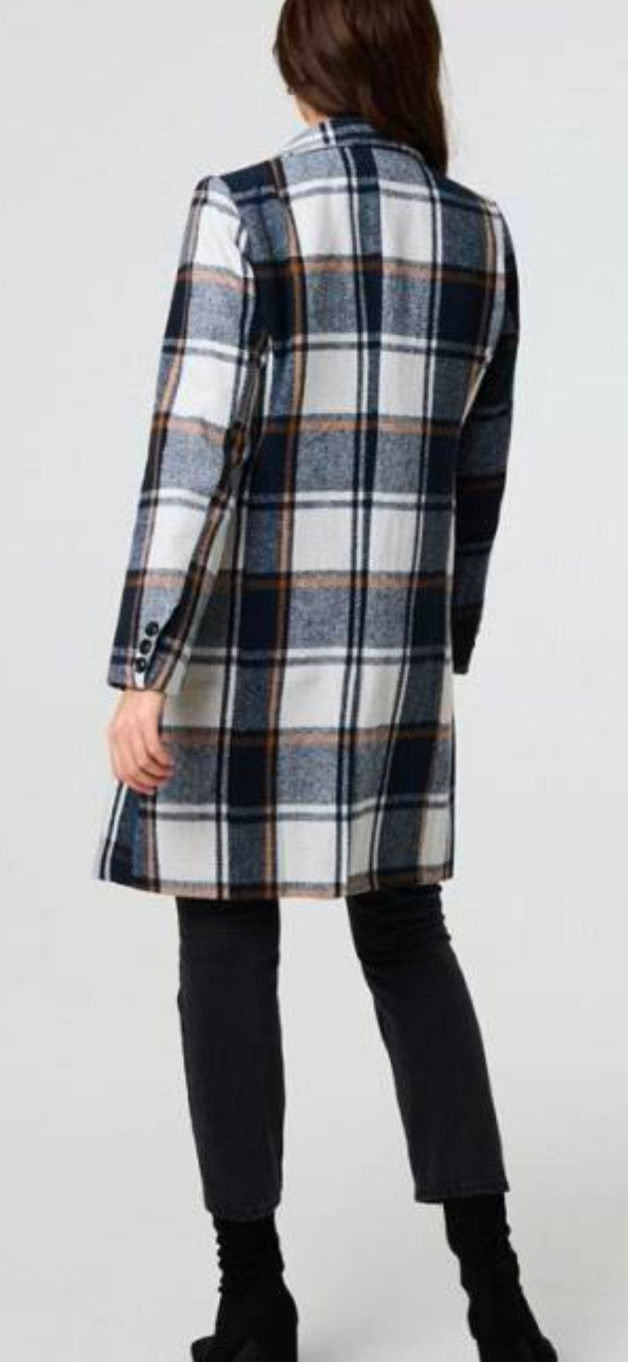 Serena Check Coat