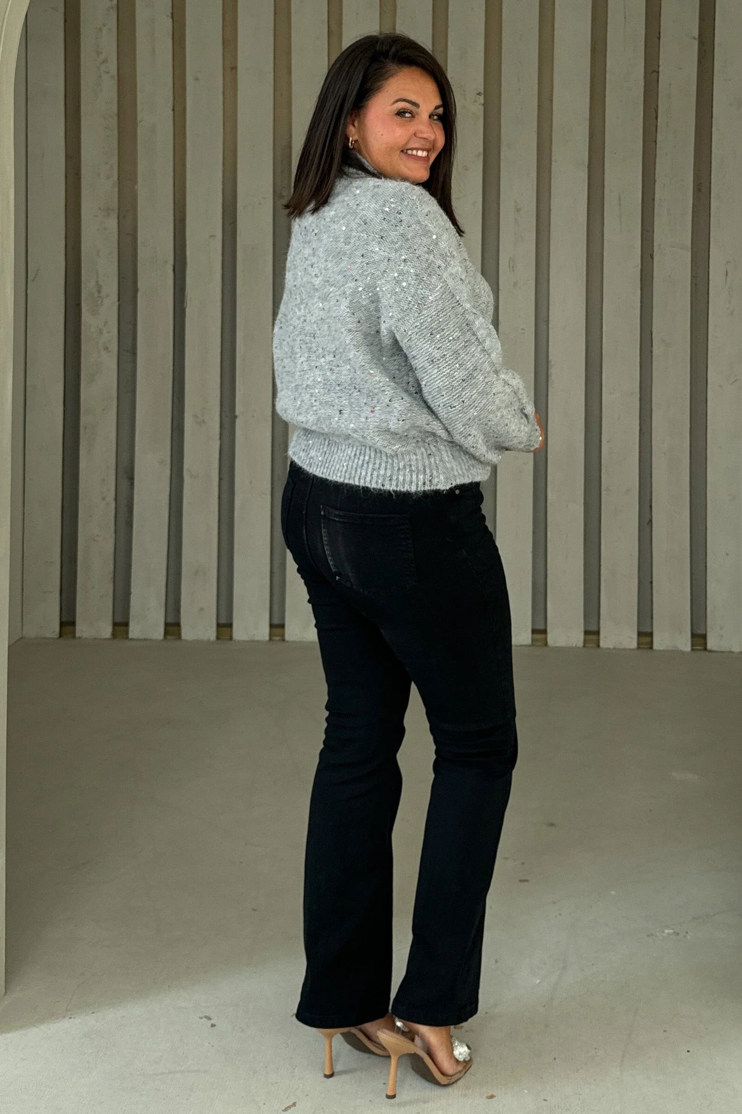 Twinkle Speckled Sequin Jumper