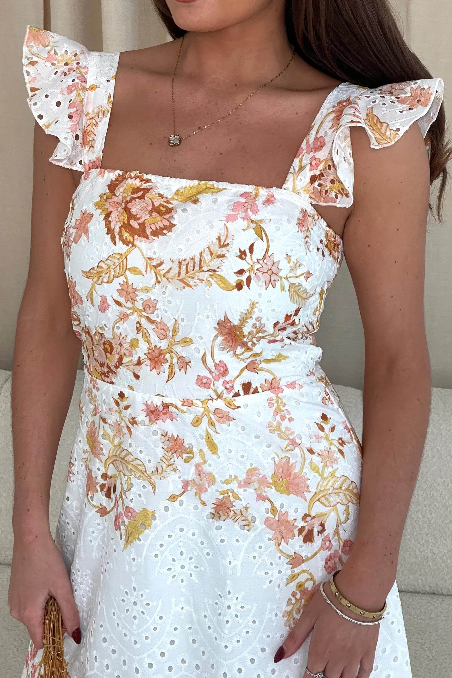 Nula Broderie Anglaise Maxi Dress