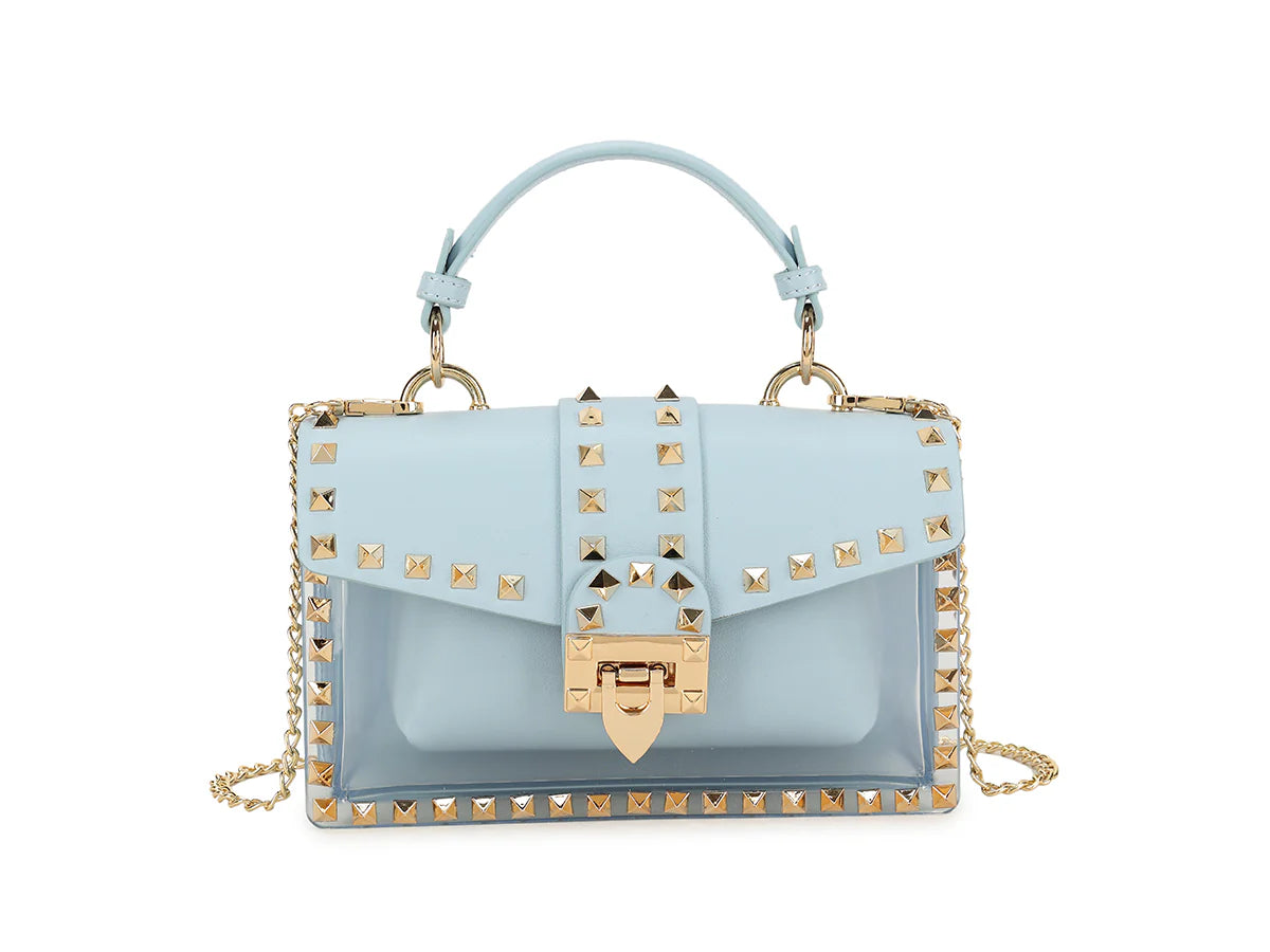 Emily Studded Clear Handbag