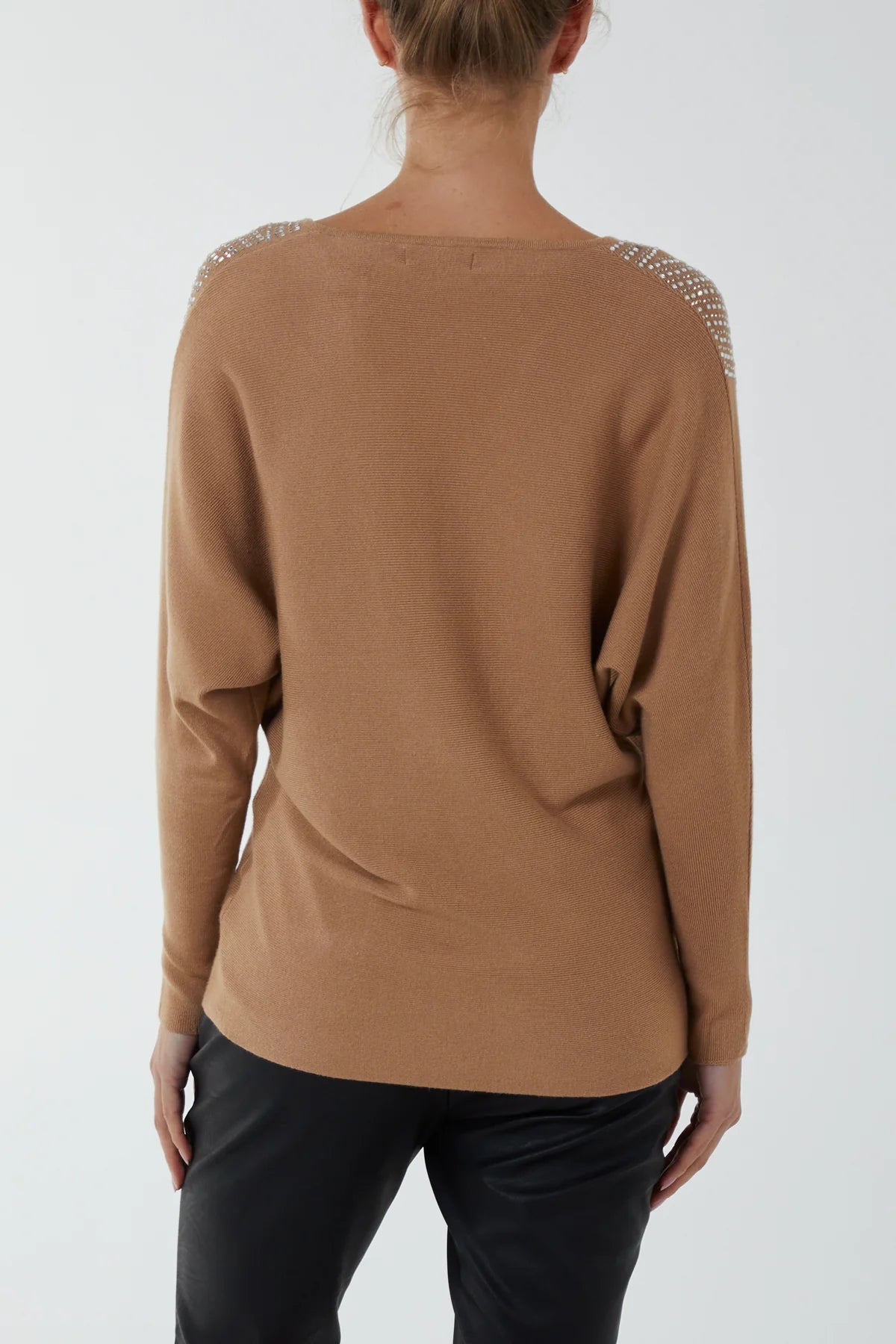 Selena Diamanté Batwing Jumper