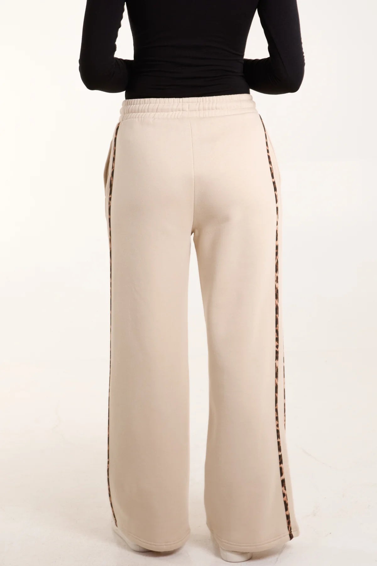 Alex Side Stripe Wide Leg Joggers