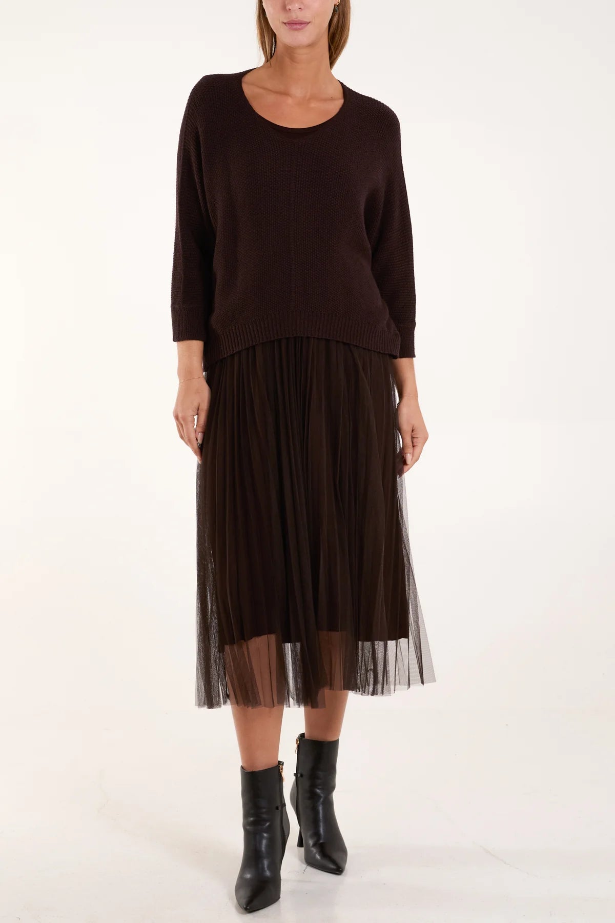 Jayne Midi Dress & Jumper Set