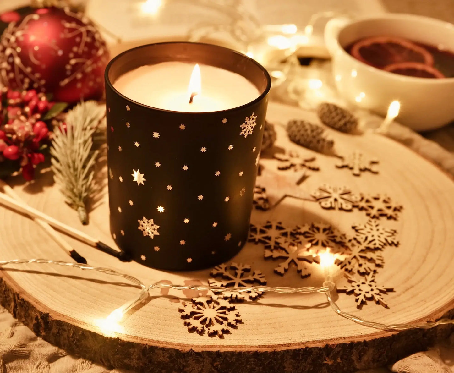 Festive Night Cinnamon Orange Patchouli Scented Candle