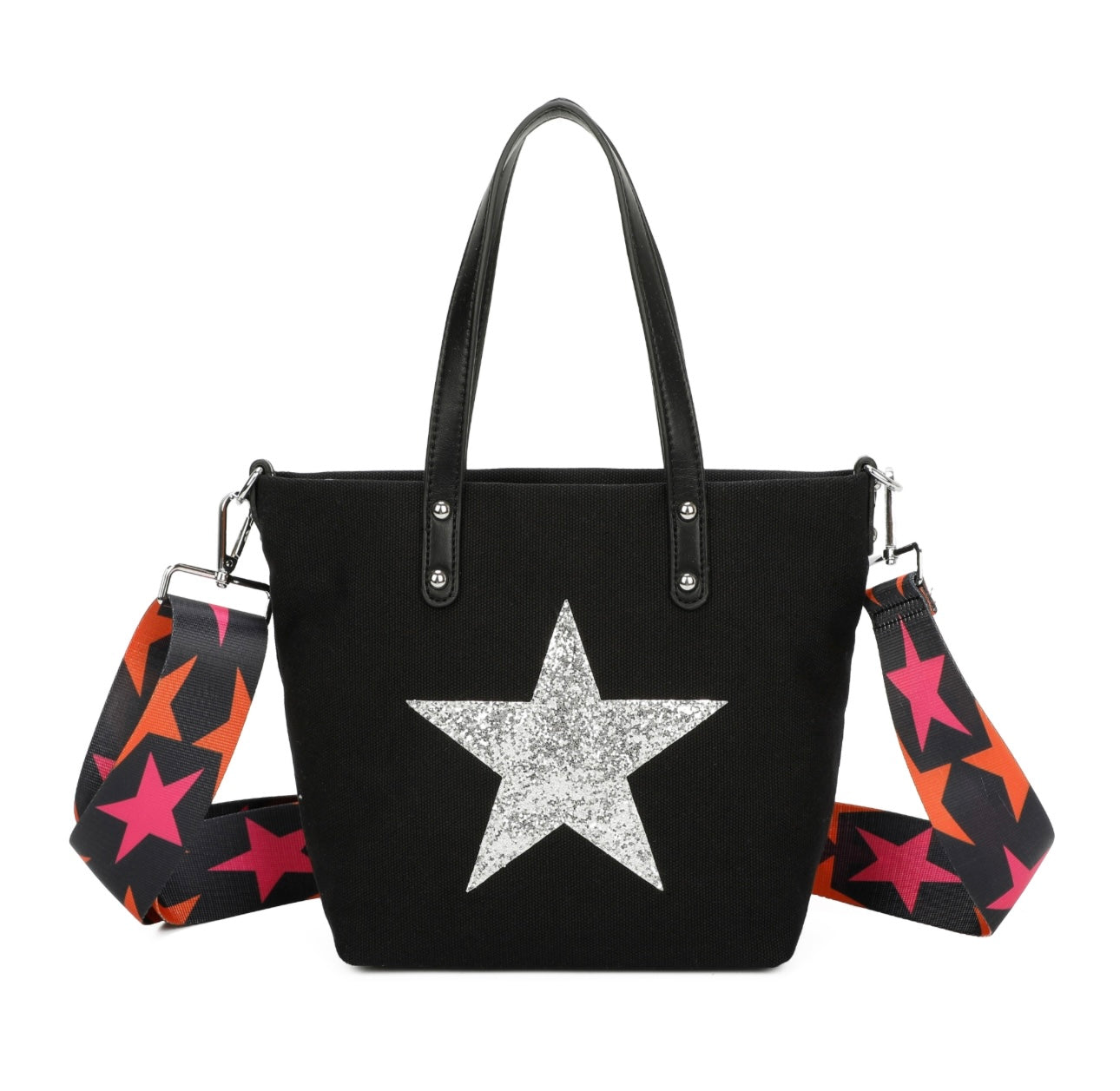 Glitter Star Cross Body Bag