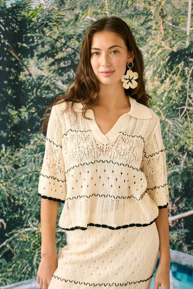 Culture Uylva Short Sleeve Polo Jumper