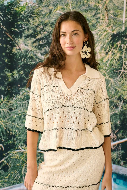 Culture Uylva Short Sleeve Polo Jumper