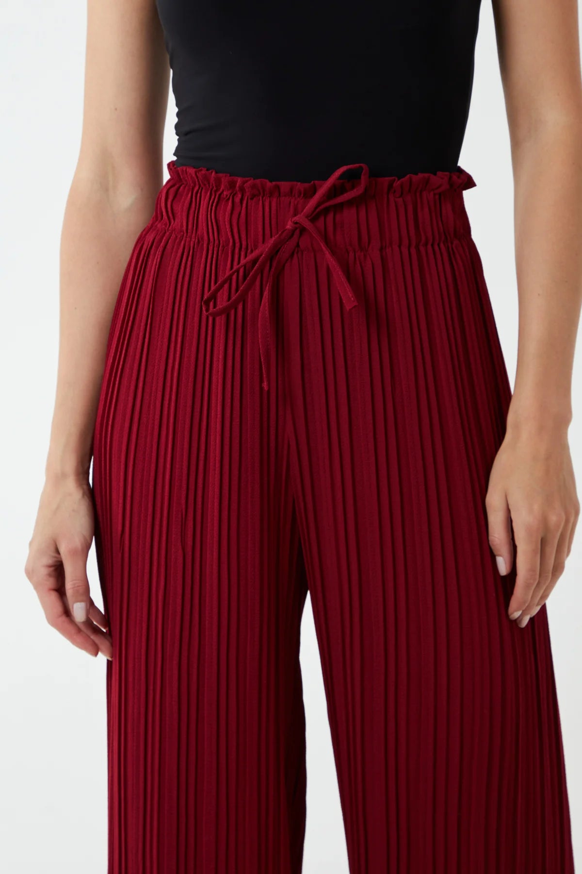 Wendy Wide Leg Pleated Trousers