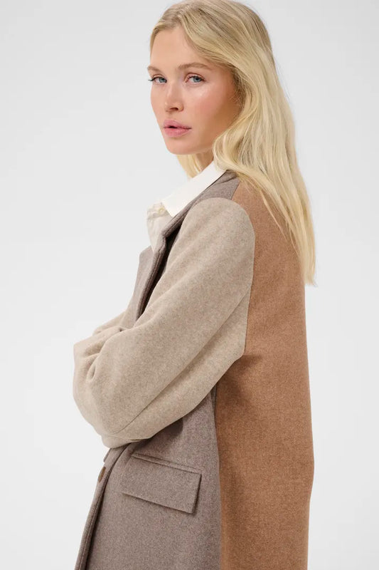 Culture Rivala Colour Block Coat