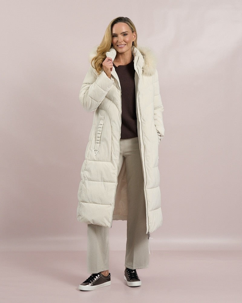 D.E.C.K by Decollage - Faux Fur Hooded Puffer Coat