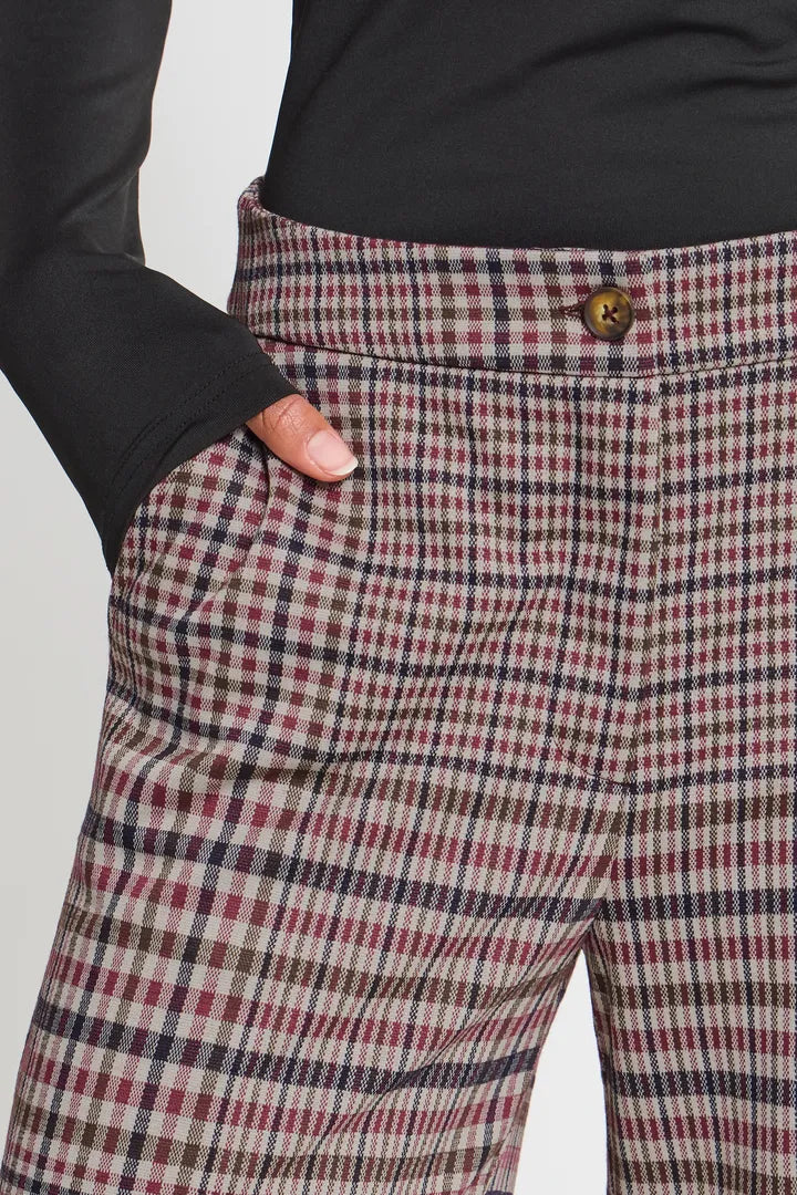 ICHI Kate Check Trouser