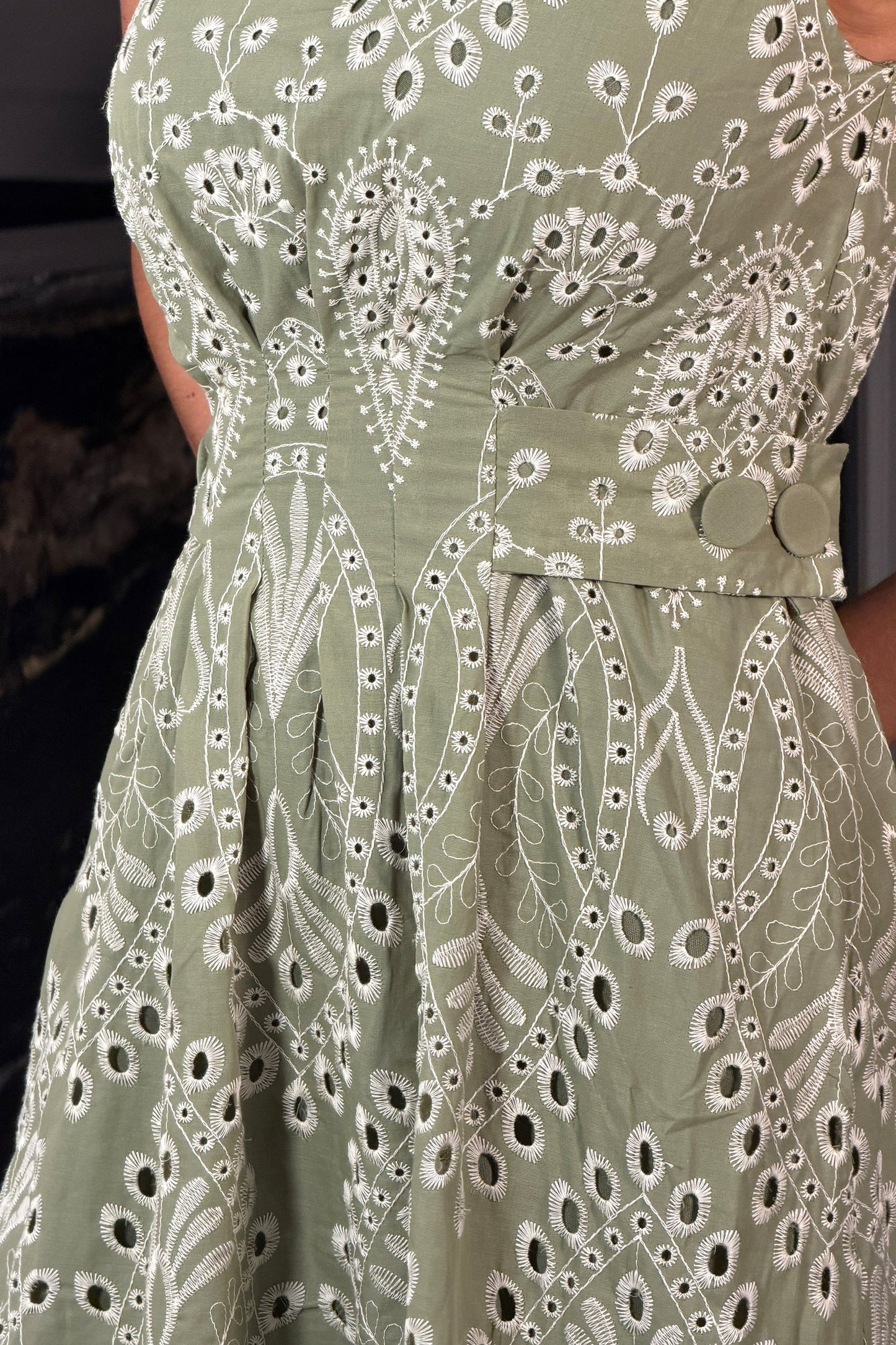 Fallon Broderie Anglaise Dress