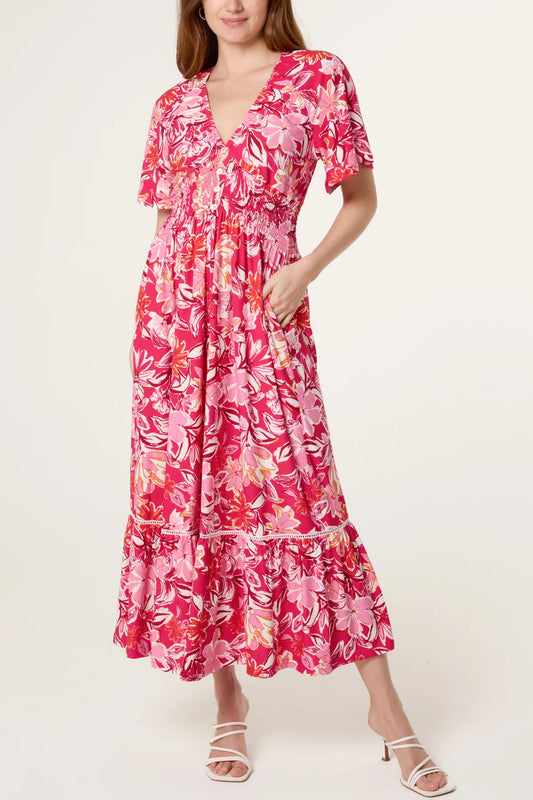 Tropical Floral Dress