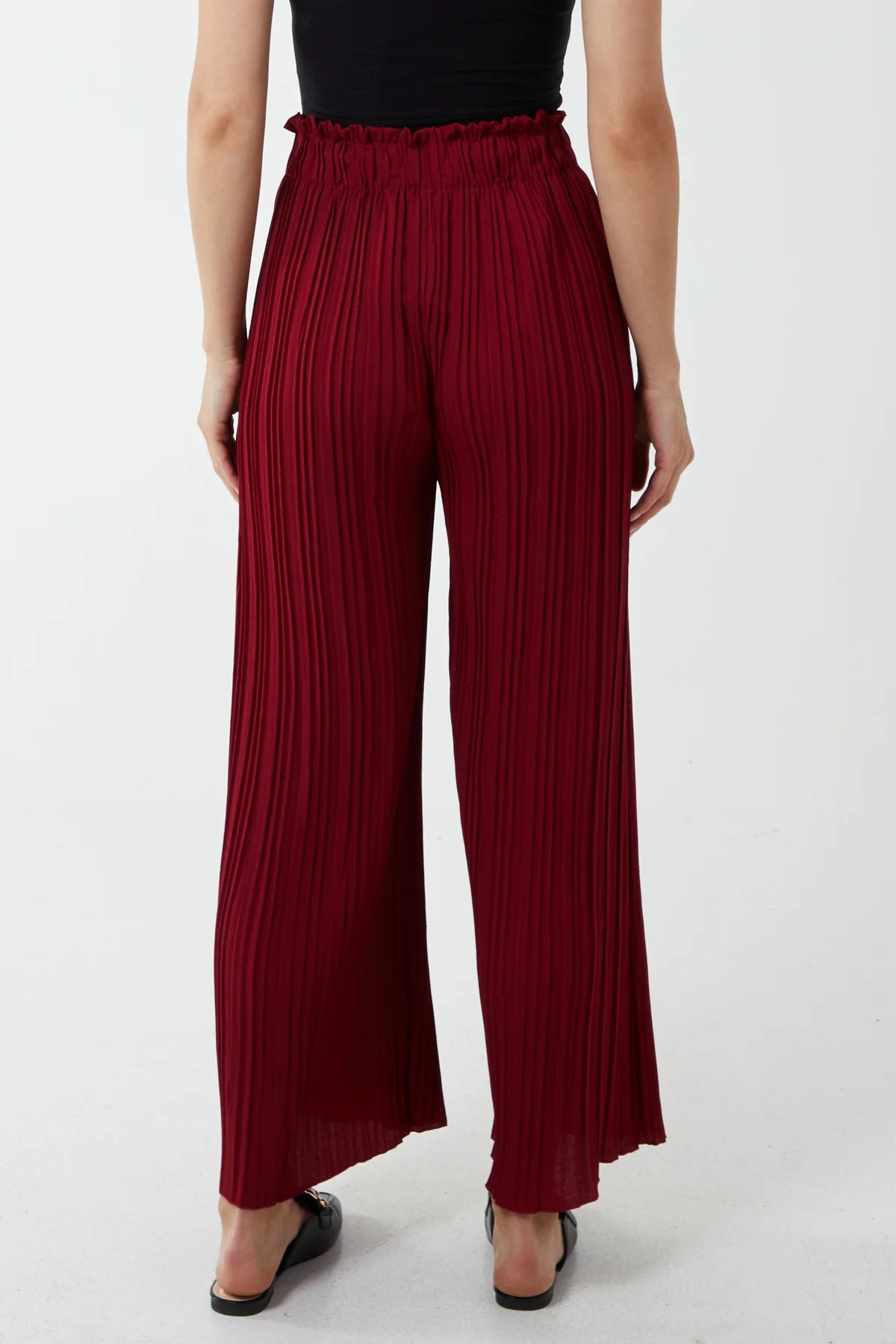 Wendy Wide Leg Pleated Trousers