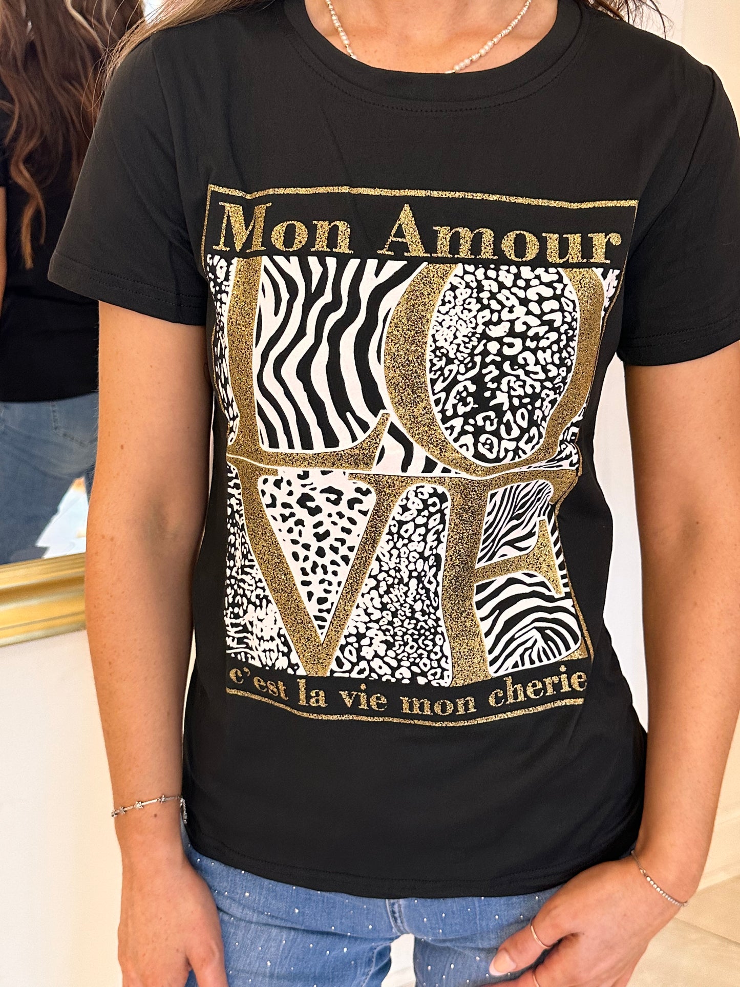 Lima Animal Print Love T-shirt