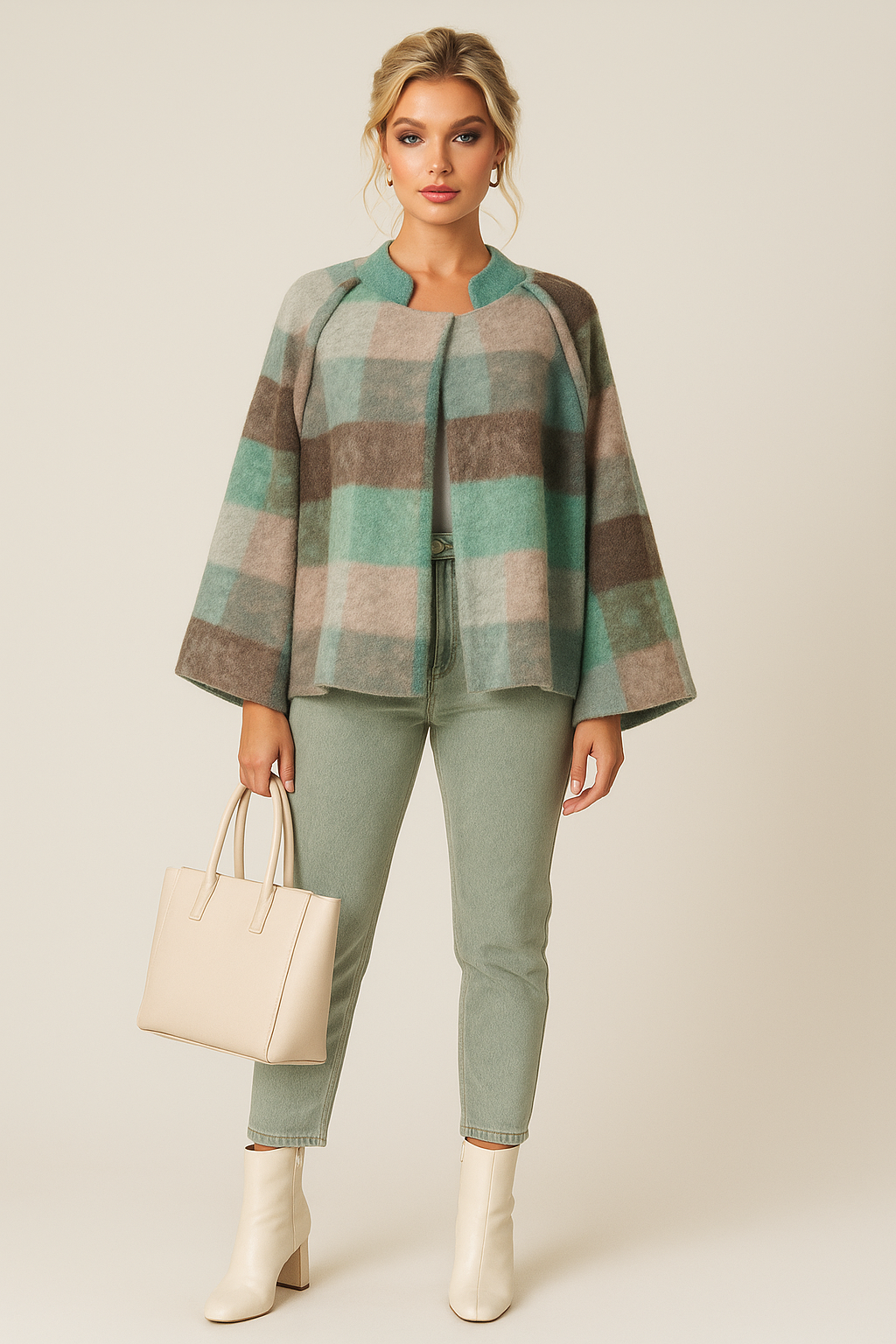 Alice Collins - Elle Checked Jacket