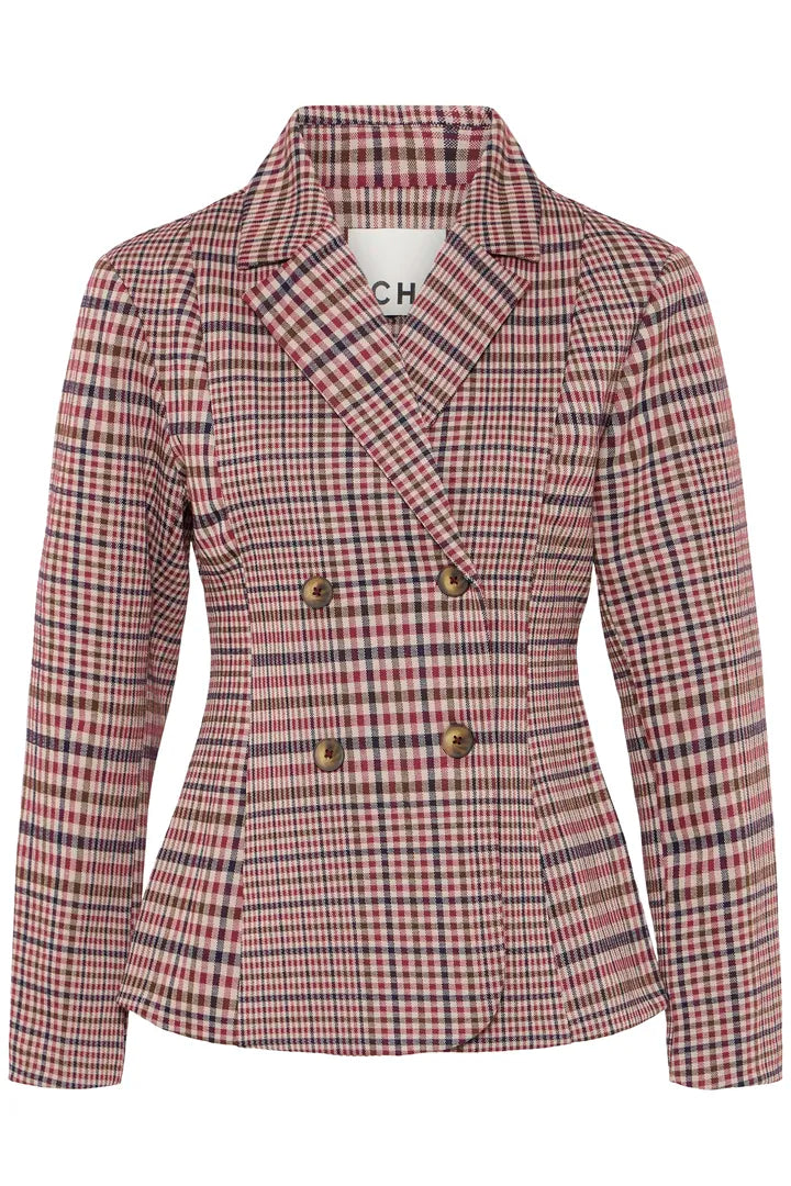 ICHI Kate Check Blazer