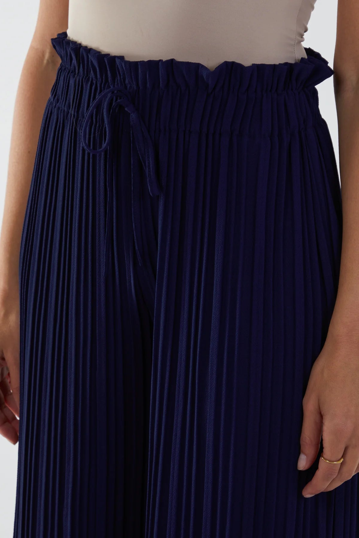 Wendy Wide Leg Pleated Trousers