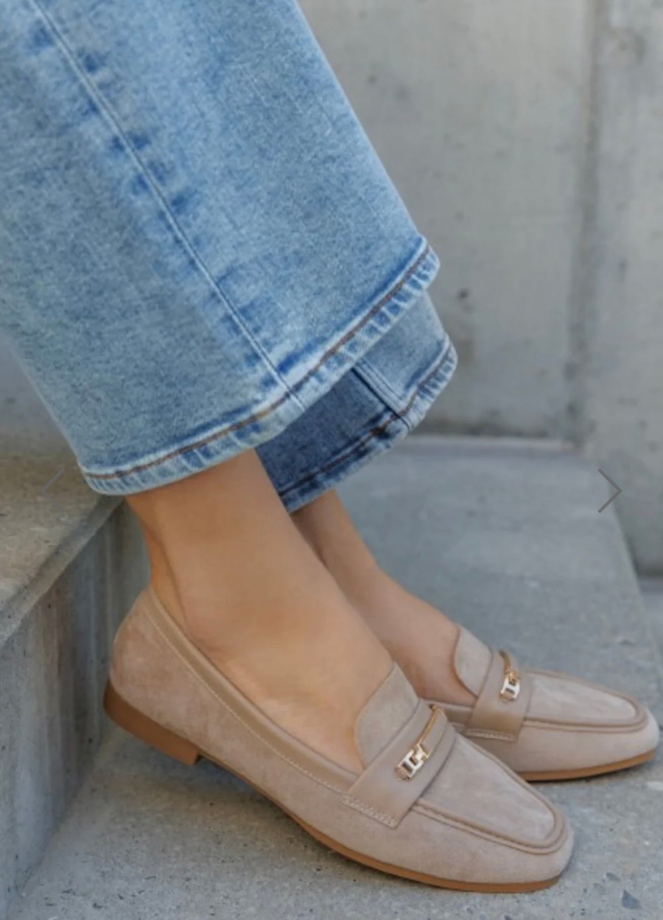 Mila Faux Suede Loafers