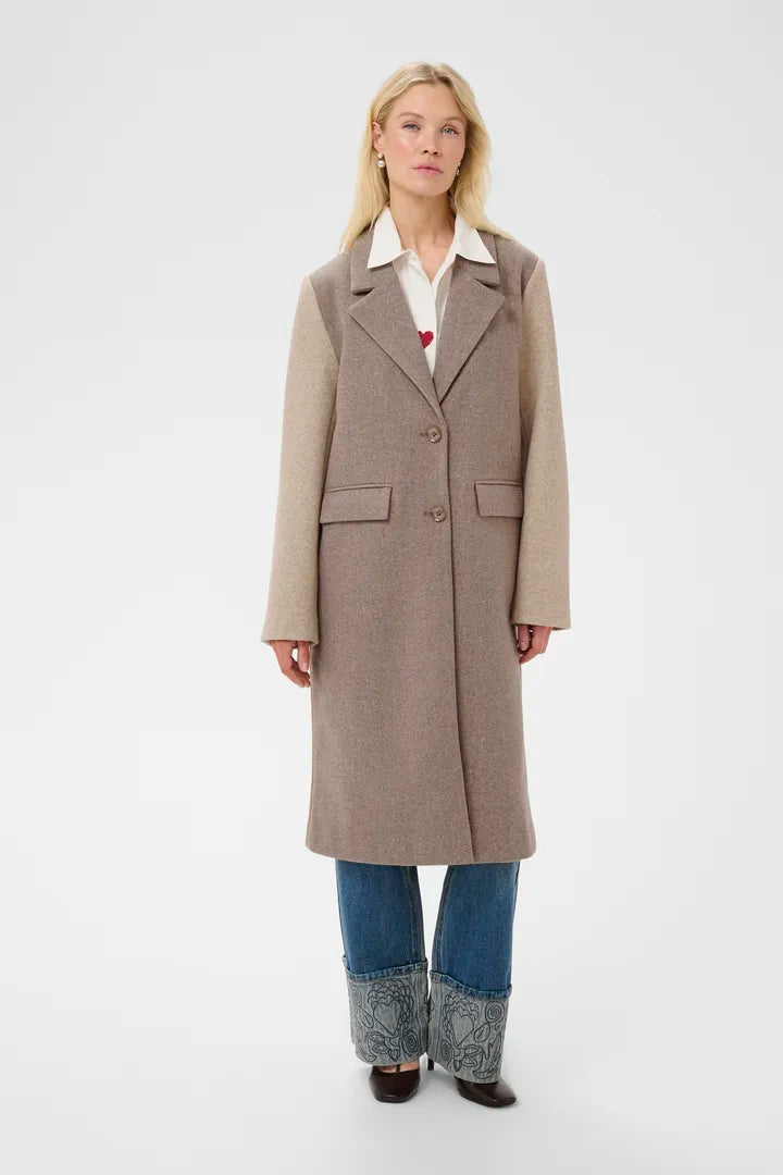 Culture Rivala Colour Block Coat
