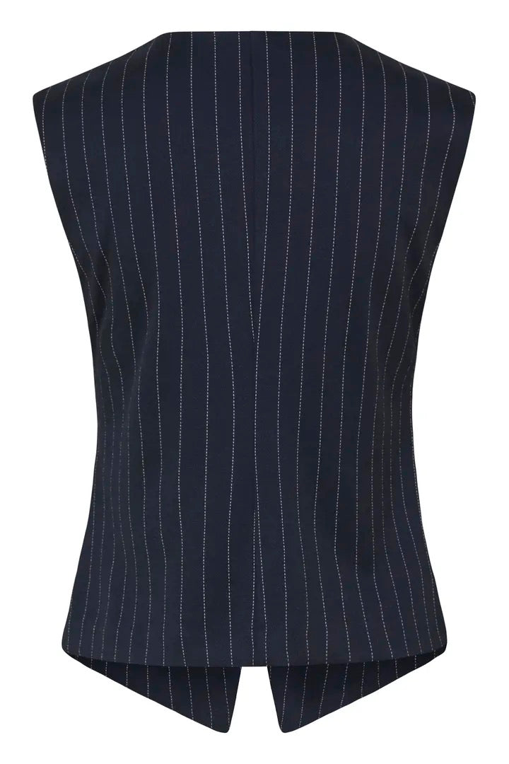 B.Young Rowan Pinstripe Waistcoat